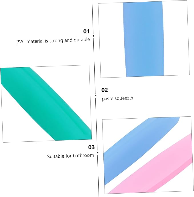 30pcs Toothpaste Squeezer Pump for Boys and Girls Whitening Pump Dispenser Bathroom Tool Random Color