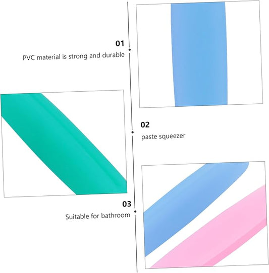 30pcs Toothpaste Squeezer Pump for Boys and Girls Whitening Pump Dispenser Bathroom Tool Random Color