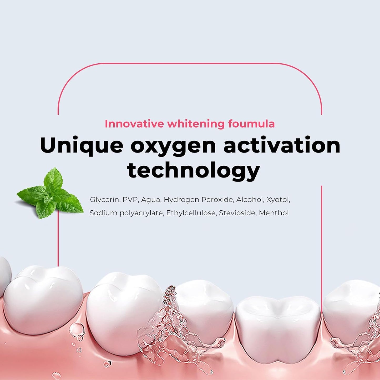 Teeth Whitening Strips - Enamel-Safe Formula & Clinically Tested, 28 Strips for Brighter Smile, Stain Focus Technology with Sensitive Teeth Care