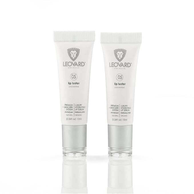 Lip Luster Hyaluronic Acid Lip Balm Hydrating Lip Serum - Organic Natural Lip Hydrating Treatment, Moisturizing Lip Serum, Reduce Dryness Lip Lines Lip Enhancer For Fuller Plump Lips