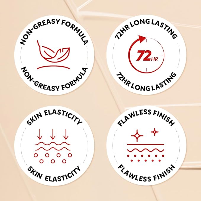 [*Mini Size*] TIRTIR Mask Fit Red Cushion Foundation | Full coverage, Weightless, Skin fit, Satin Glow Finish, Korean Makeup, beauty, Tattoo cover up, Buildable (#22N Shell Beige, 0.15 Fl Oz)