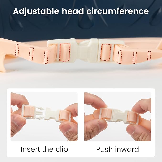 FUNUPUP 2 Pack Baby Shower Cap for Kids, Adjustable Toddler Hair Washing Bathing Shield, Shampoo Visor to Protect Eyes (Crown)