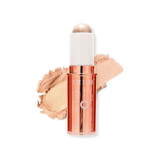 Rise and Shine Highlighter Stick Champagne Gold – Long-Lasting Creamy Glow, Buildable Shimmer, Easy Application, Vegan & Cruelty-Free, 8g/0.28fl.oz，pack of 1
