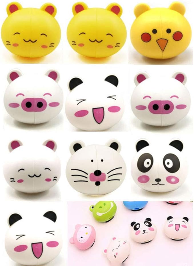 Kids Cartoon Animal for Head Shaped Toothbrush Holder Cover Two Suction Cup