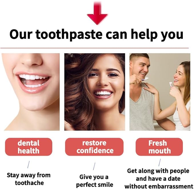 2 Pcs SP-8 Probiotic Whitening Toothpaste, Triple Whitening Care Deep Cleaning Fresh Breath.