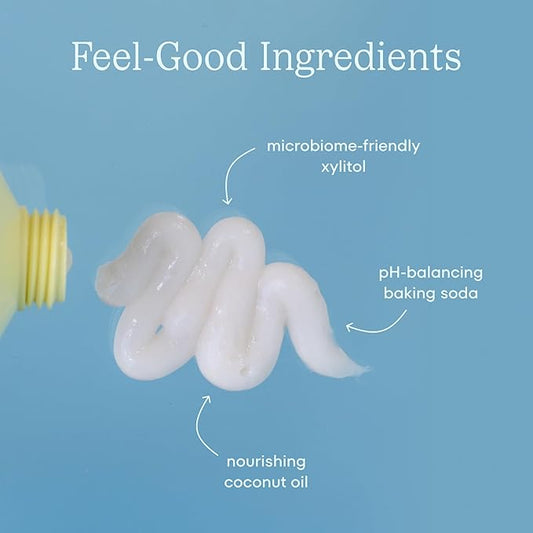 Cocolab Cocoshine Whitening Toothpaste, Remineralize & Repair Sensitive Teeth, Fluoride-Free with n-HA, Kid-Friendly, Pina Colada, 3.4 oz