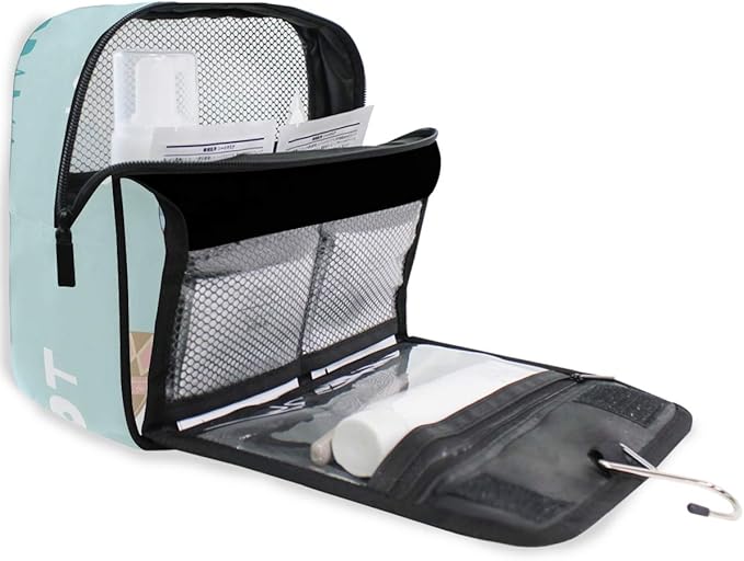 senya Hanging Travel Toiletry Bag Kit Makeup Case Cosmetics Organizer for Men Women