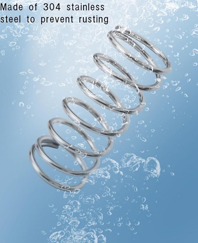 2Pcs Toothbrush Holders Steel Spring Shape Pen Holder Bathroom Tabletop Makeup Brush Organizer Toothbrush Stand