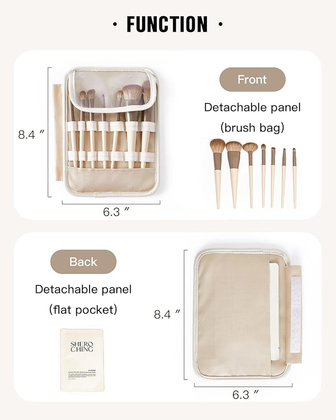 EACHY Travel Makeup Bag,Large Capacity Cosmetic Bags for Women,Waterproof Portable Pouch Open Flat Toiletry Bag Pattern Makeup Bag