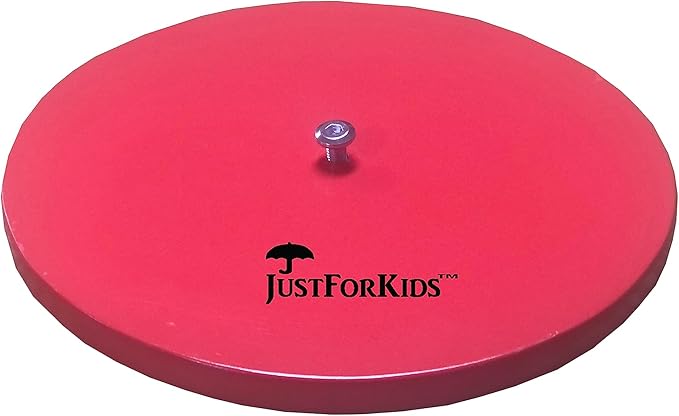 JustForKids Wooden Detachable Kids Cleaning Set - Duster, Brush, Mop, Broom and Hanging Stand Play - Housekeeping Kit - STEM Toys for Toddlers Girls & Boys, Total 6 Pieces,Multi Color,10071