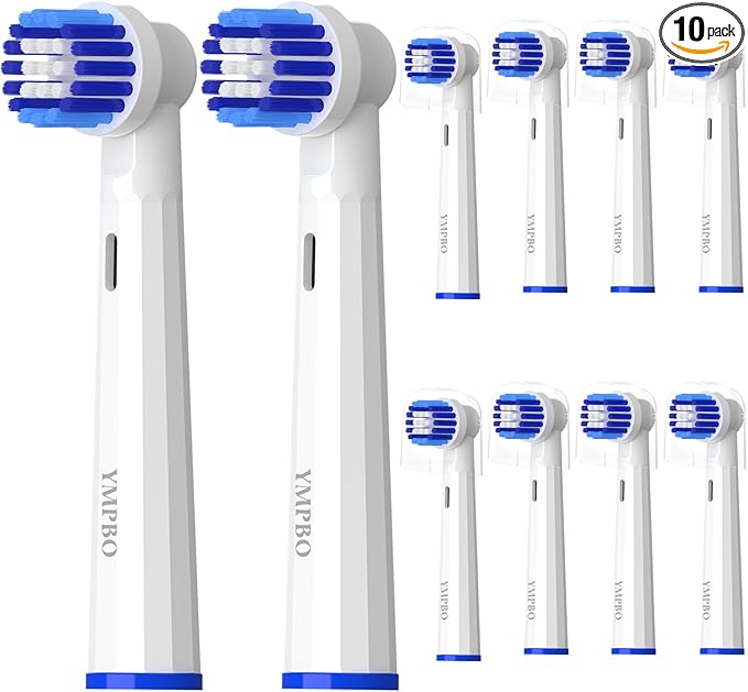 Replacement Heads Compatible with Oral B Braun Electric Toothbrush, 10 Pack Toothbrush Head Refill, EB20