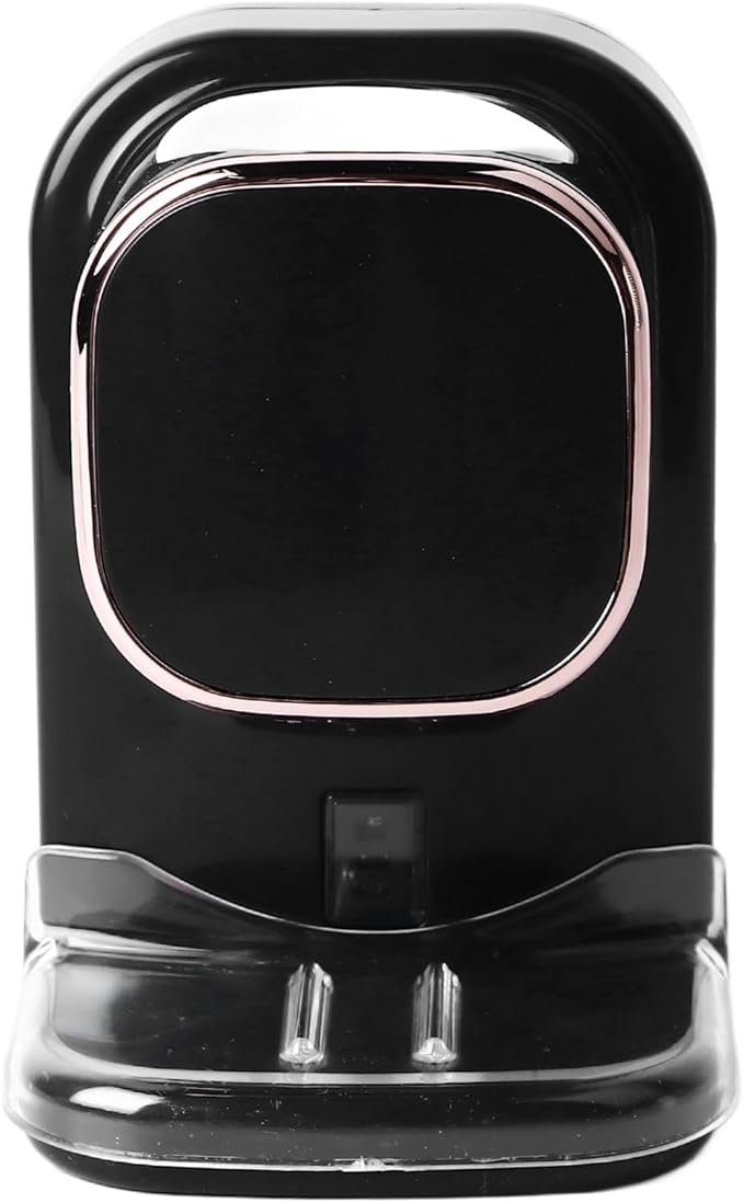 ANGGREK Electric Toothpaste Dispenser, Responsive Electric Toothpaste Squeezer Wall Mount with Sensor for Kids for Bathroom (Black)