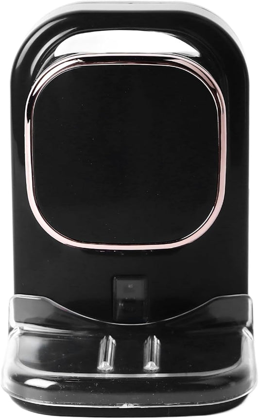 ANGGREK Electric Toothpaste Dispenser, Responsive Electric Toothpaste Squeezer Wall Mount with Sensor for Kids for Bathroom (Black)