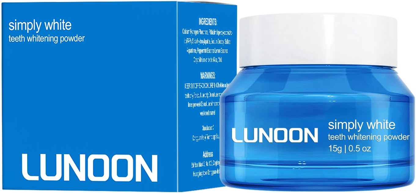 Teeth Whitening Powder for Instant Stain Removal, Color Corrector, and Toothpaste Booster-Lasting Whitening Results
