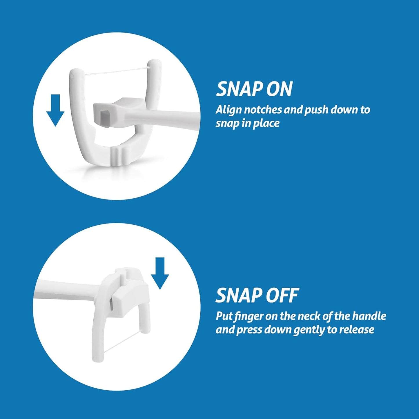 Ultraclean Access Flosser Refill Heads, Compatible with Listerine Ultraclean Access Flosser, Mint 60 Count (Pack of 3)