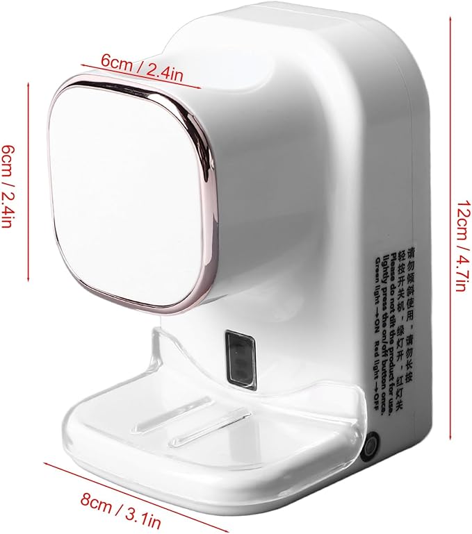 Electric Toothpaste Dispenser, Automatic Toothpaste Squeezer, Wall Mounted with 3 Toothbrush Slots and Holder, Smart Bathroom Accessories Stylish Decor (White)