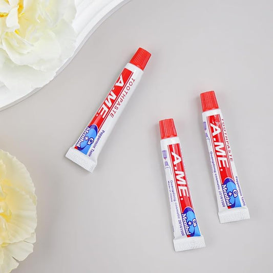 Travel Size Toothpaste Bulk, Disposable Small Portable Toothpaste, Travel Pocket Size for Vacation Hotel, Shelter/Homeless/Nursing Home/Charity Mini 0.35 oz (Pack of 30)