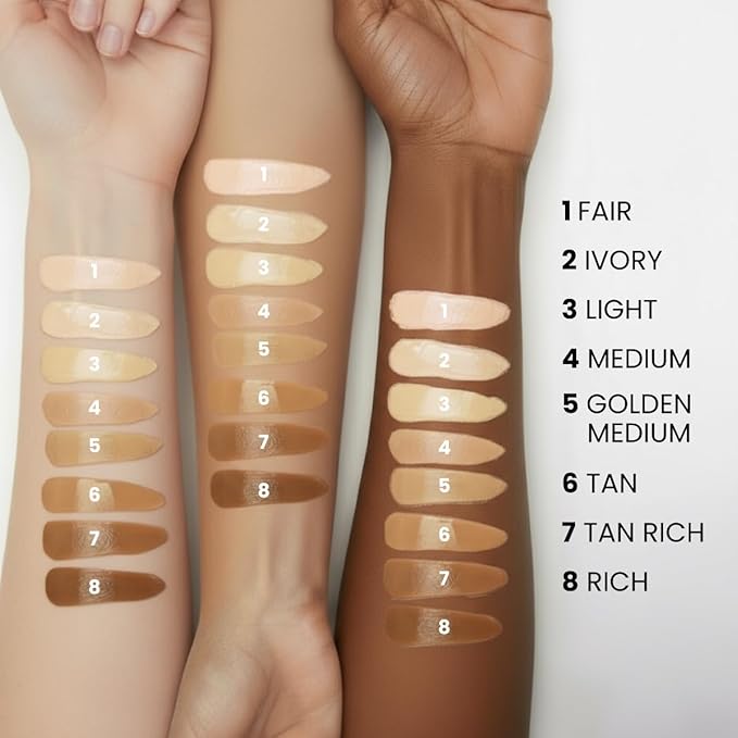 Prime Prometics PrimeSkin CC+ Cream for Mature Women – Lightweight Liquid-to-Powder Foundation – Blurs Pores & Covers Age Spots – Crease-Free, Hydrating & Soft-Matte Finish for Sensitive Skin (Tan)