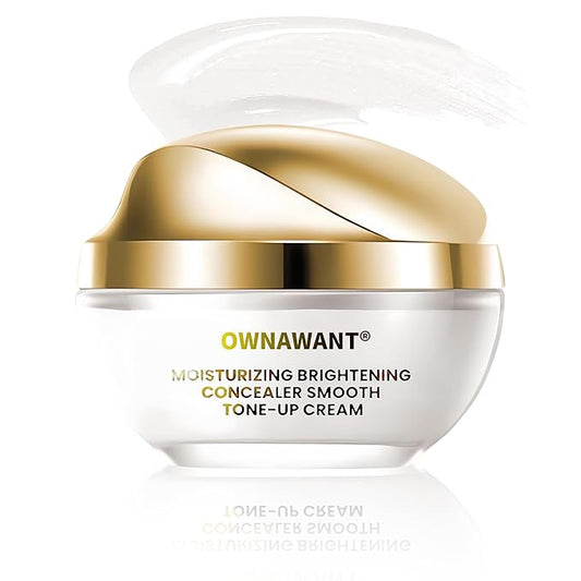 crema de maquillaje, Moisturizer brightening concealer smooth, tone up cream (1PCS)