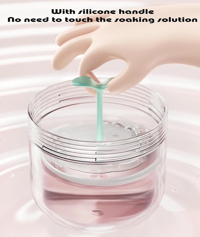 MURRI&MURRDI Retainer Case, Denture Bath Box with Strainer Basket, Mouth Guard Case, Braces Cleaner Cup Cute Denture Holder Retainer Storage Soak Container for Travel (White)