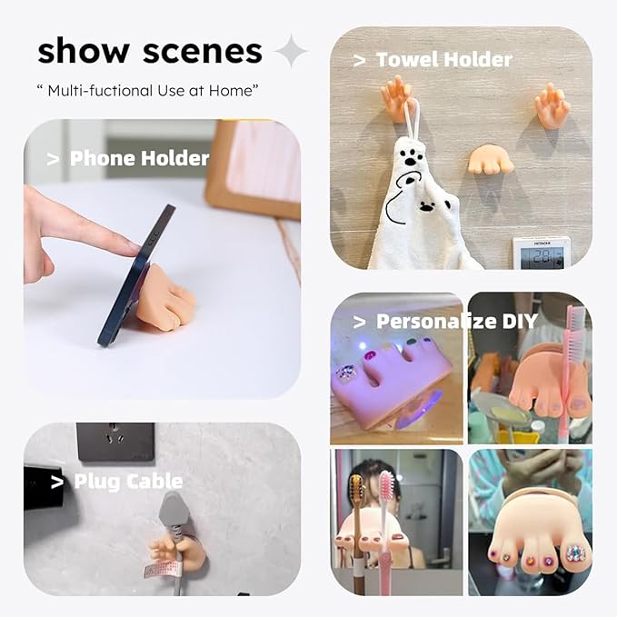 2 Pack Rain Boot Toothbrush Holder Silicone Cute Organizer for Your Bathroom Perfect Toothbrush Holder for Children,Safety Razor Stand Multi Purpose Bathroom Accessory (xiaojiaoya)