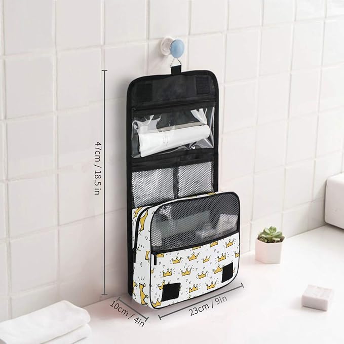 senya Hanging Travel Toiletry Bag Kit Makeup Case Cosmetics Organizer for Men Women