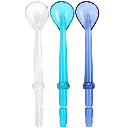 Tongue Scraper Attachment Tongue Cleaner Head Replacement for Waterpik Water Flosser, Pack of 3