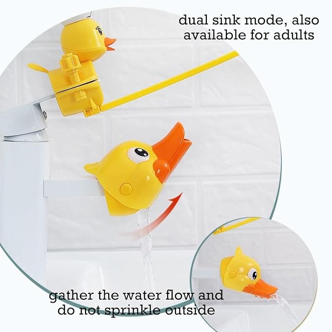 Faucet Handle Extender Set - Faucet Extender for Toddlers Faucet Handle Extender for Toddlers Faucet Extender for Kids(Yellow-Yellow)