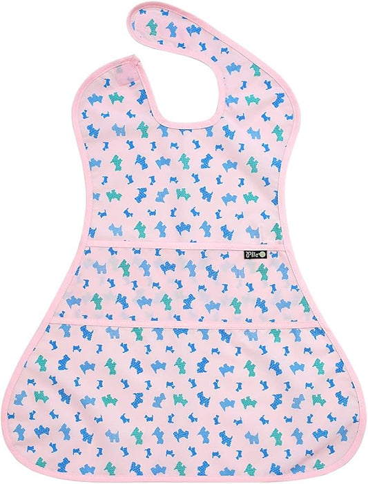 Long Sleeve Waterproof Bib for Toddlers – Soft Feeding Smock for Baby Mealtime, Self-Feeding,BPA-Free, Easy Clean