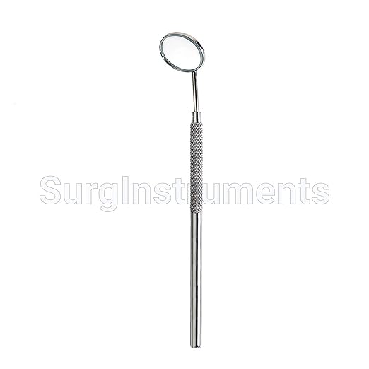 25pcs Dental Mouth Mirrors with Handle Stainless Steel Dental Instruments Bulk Explorers Oral Hygiene by SurgicalOnline