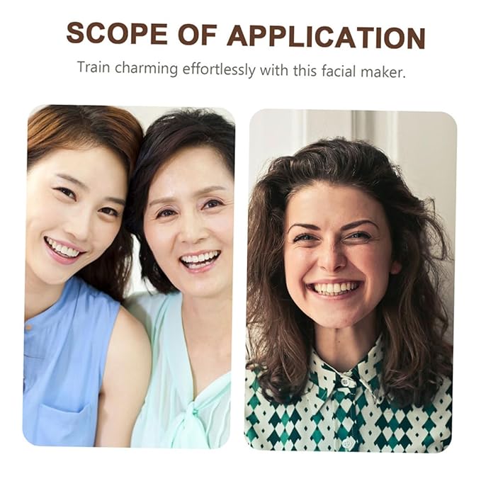 MERRYHAPY 2pairs Dimple Maker Trainer for Face Cheek Dimple Exerciser Clip for Natural Beautiful Smile Training Tool Reusable and Compact Design