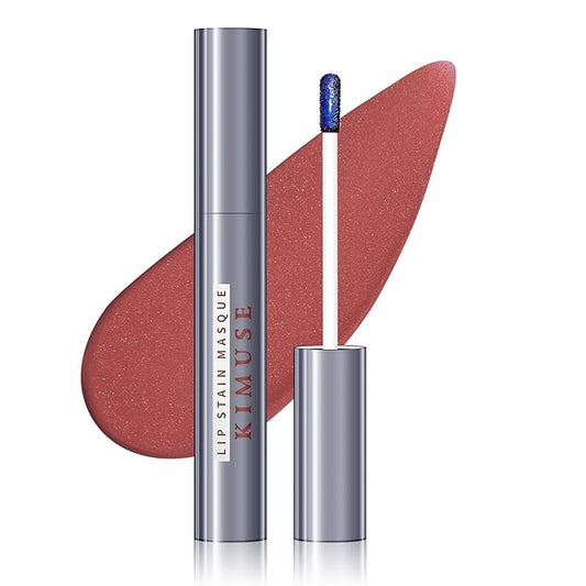 KIMUSE 5 Colors Lip Stain Masque - Long-Lasting Waterproof Lip Tint, Smudge-Proof Matte Lip Stains for All-Day Wear, Transfer-Resistant Lip Makeup