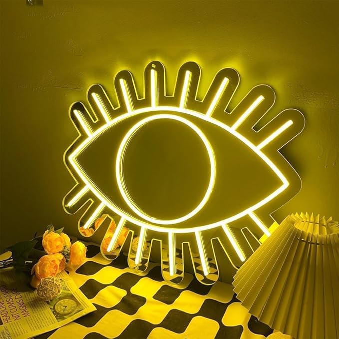 LED Mirror Neon Lights Light Up Dressing Mirror Cat/Shine Heart/Bat/Butterfly Shape Neon Mirror Sign for Modern Home Girl Room Bathroom Salon Wall Art Decor Gift For Girlfriend USB Powered