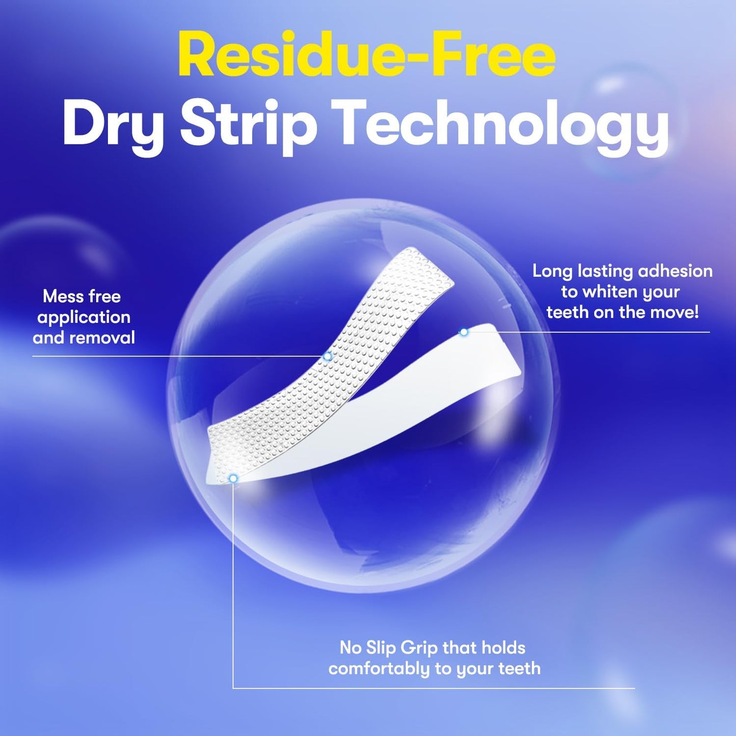 MySmile Teeth Whitening Strips, Hydroxyapatite-Infuse White Strips, Non-Sensitive Teeth Whitening with Soothing Natural Ingredients, Enamel-Safe, Residue-Free, Non-Slip, 14 Treatments Kit (28 Count)