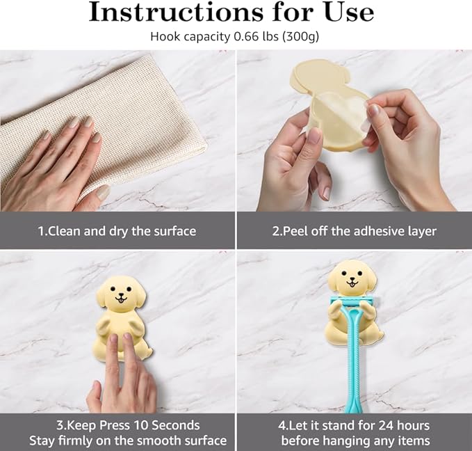 Cute Dog Razor Holder Shower, Cute Gadgets Leg Razor Holder, Relaxing Shower Accessories, Funny Animals Bathroom Decor for Women Mom Sister Friend Wife Girlfriend, Funny Dog Gifts for girlfriend