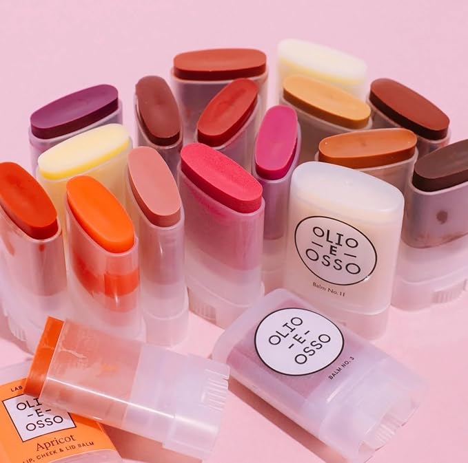 Olio E Osso - Natural Lip + Cheek Balm | Natural, Non-Toxic, Clean Beauty (No. 9 Spring, 0.35 oz | 10 g)