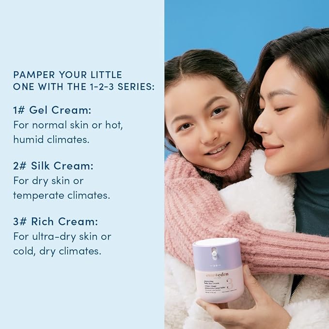 Evereden Protecting Baby Face Cream (1.7 fl. oz.): No.1 Gel Baby Cream - Nourishing Infant Face Moisturizer for Normal Skin & Hot, Humid Climates - Clean and Vegan Ingredients - Fragrance-Free