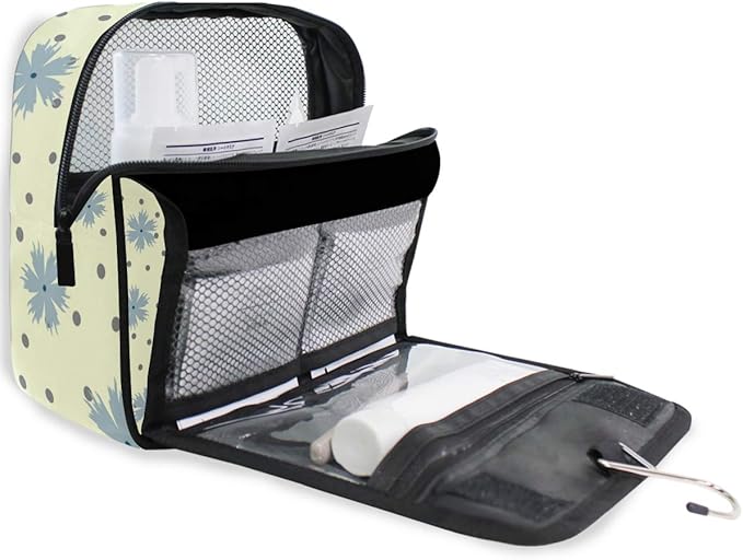 senya Hanging Travel Toiletry Bag Kit Makeup Case Cosmetics Organizer for Men Women