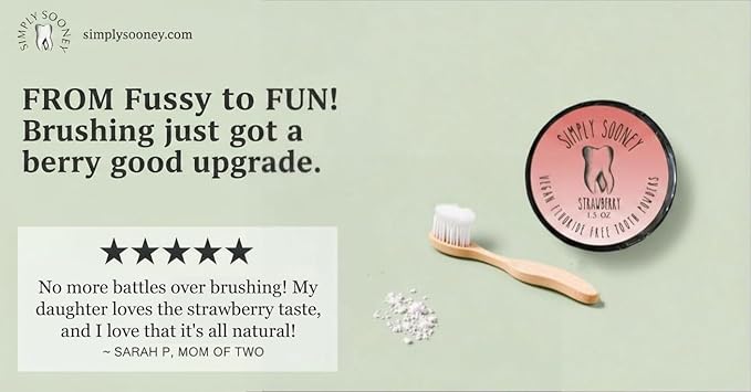 Remineralizing Organic Vegan Fluoride Free Tooth Powder Peppermint Formula I Zero Waste Refill I Stronger Teeth I Fresh Breath I with Xylitol for Cavities