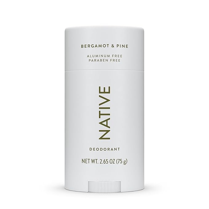 Native Deodorant Contains Naturally Derived Ingredients, 72 Hour Odor Control | Seasonal Scents for Women and Men, Aluminum Free with Baking Soda, Coconut Oil & Shea Butter | Bergamot & Pine