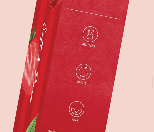 Premium Expanding Woven Dental Floss - PTFE & PFAS Free - Sweet Strawberry Refill - Dentist Recommended - Kid Friendly - Vegan & Cruelty Free - 33yd