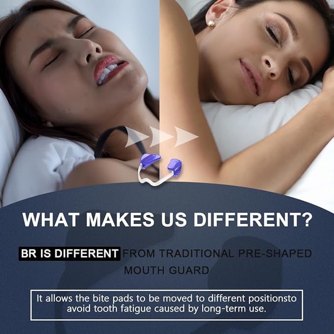 KOHEEL Mouth Guard for Teeth Grinding, Adjustable Night Guard, Stops Bruxism Dental Guard (6 Count)