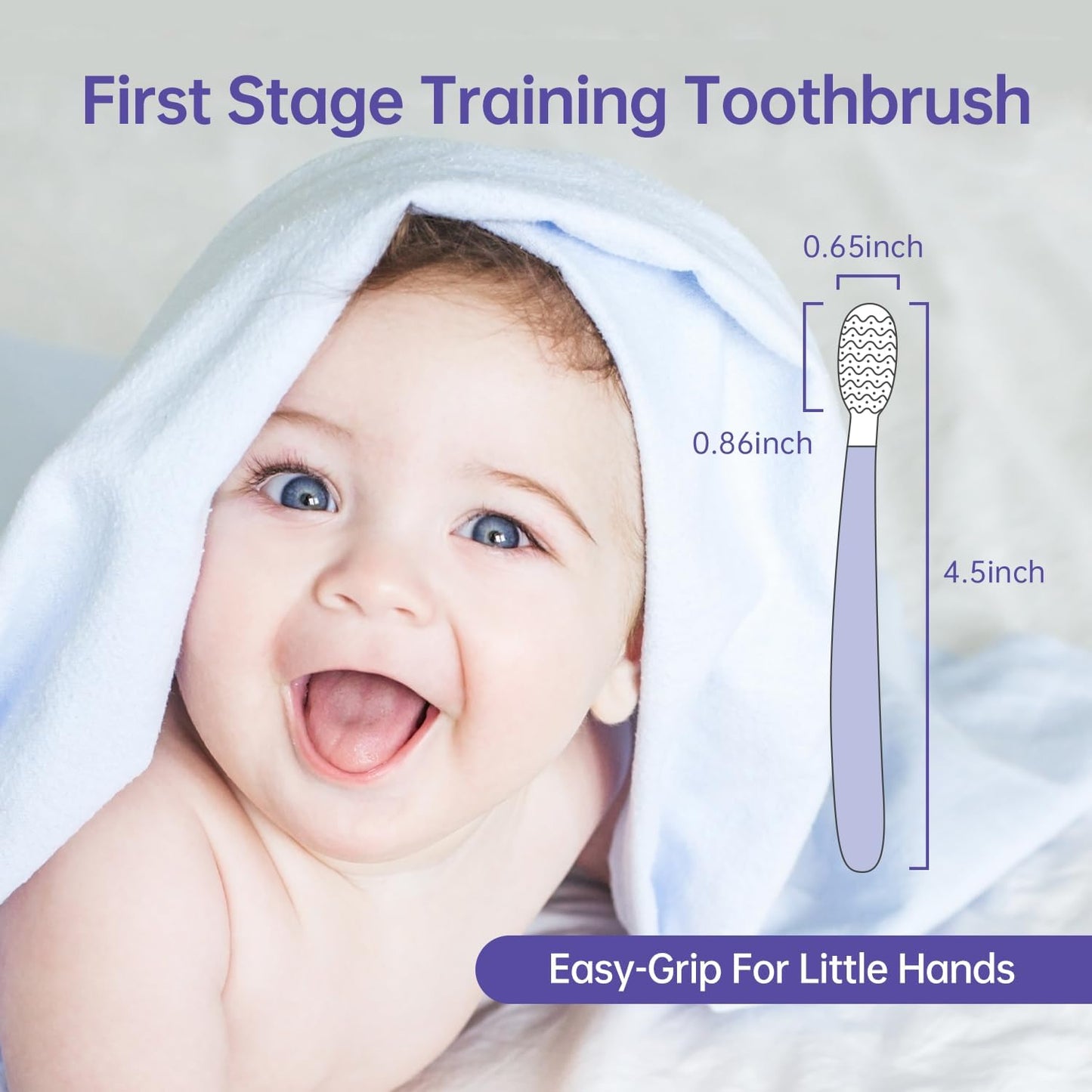 Kids Tongue Scraper, Tongue Cleaner for Infant & Newborn, Baby Oral Cleaner Newborn, Toddler Toothbrush for Tooth Mouth Gum Clean, Infant Toothbrush Oral Cleaning Stick…