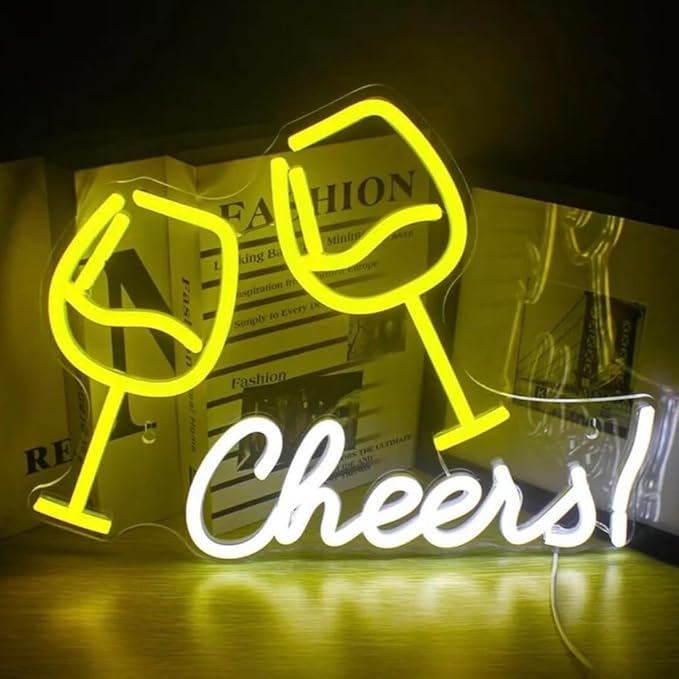 LED Neon Sign Night Light for Wall Party Décor Bedroom Room Bar Wedding Home Birthday Art Decoration Christmas with USB Chain Light modulator 5v 16.5"*9.1"