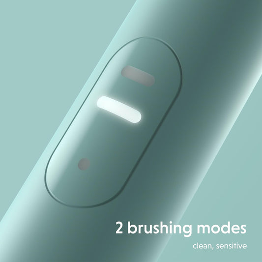 ORDO Lite Sonic Toothbrush, Electric Toothbrushes with 35,000 Pulses Per Min, Dual Modes, Over 5 Weeks Battery, Smart Timer, Waterproof, USB C, Sage