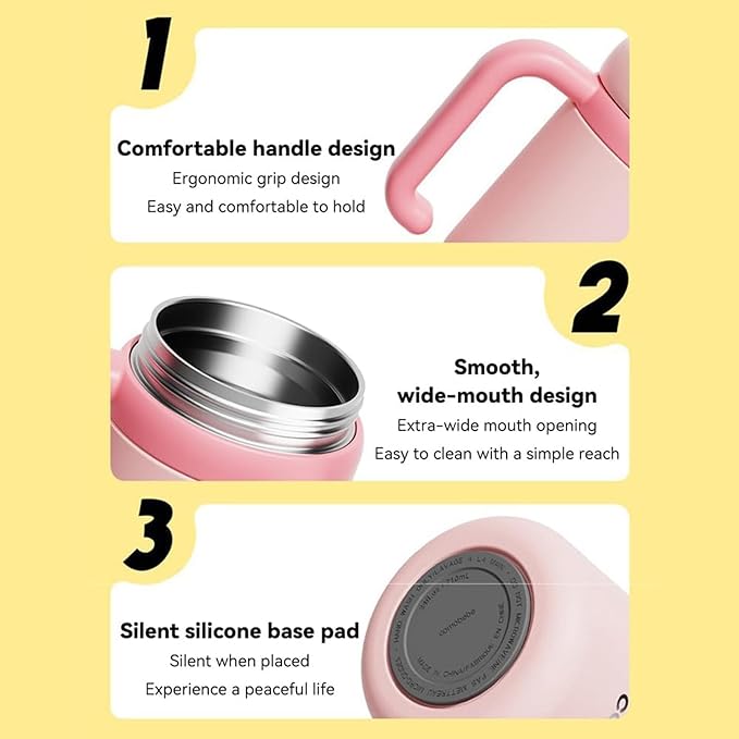 Drinking Cup With Whale Squirt, 24oz Whale Water Bottle with Handle, Insulated Stainless Steel Whale Water Cups With Two Silicone Soft Tip, Leak-Proof Whale Fountain Bottle for Kids Teens (Z-Blue)