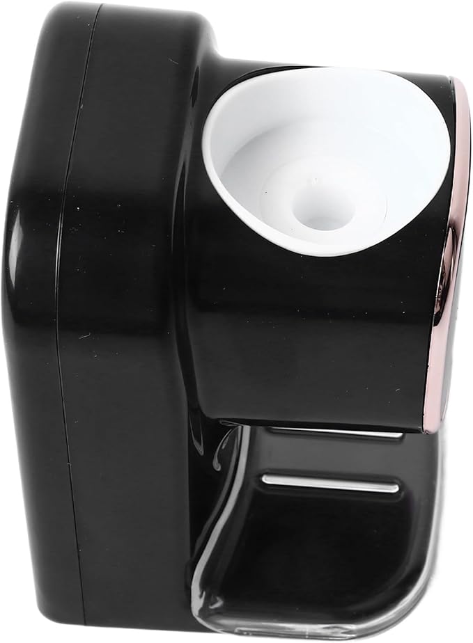 ANGGREK Electric Toothpaste Dispenser, Responsive Electric Toothpaste Squeezer Wall Mount with Sensor for Kids for Bathroom (Black)