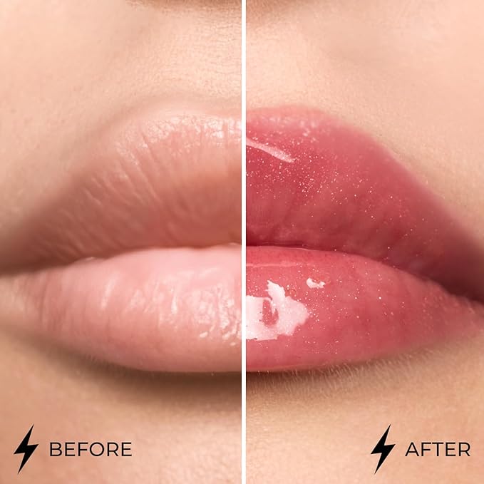 Lamel Dazzle Glow Crystal Clear Lip Gloss - Hydrating Lip Gloss - Non Sticky - Colored - Moisturizing - №403 Fancy