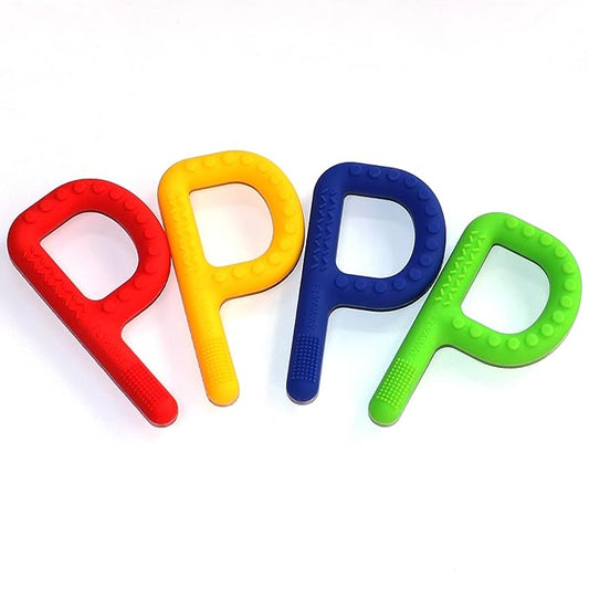 Flyaway Sensory Chew Toys for Kids 4 Pack, Teething Tubes for Babies Toddlers, Soft Silicone Teether Toys, Chew Sticks for ADHD/SPD/Anxiety/Autism, Refrigerator and Dishwasher Safe