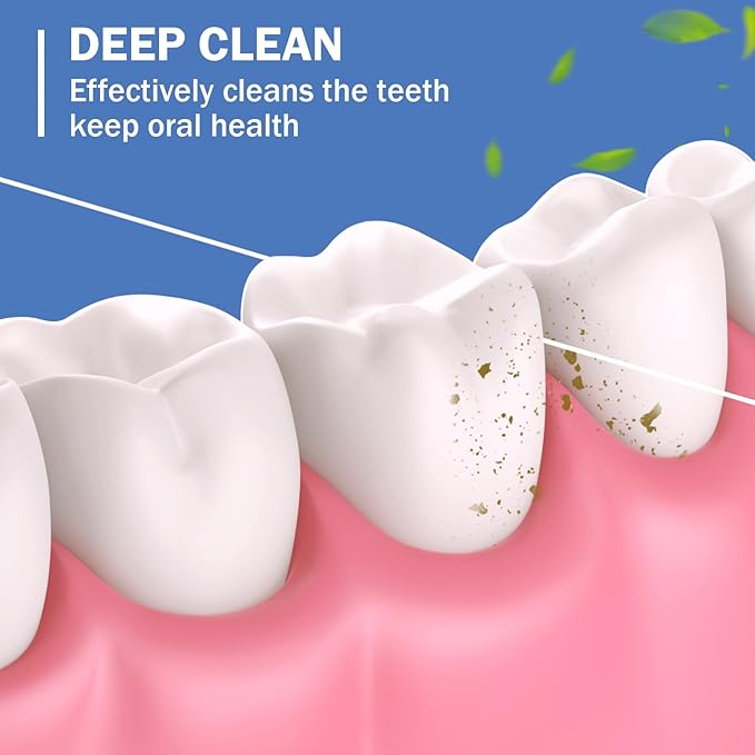 36 Pack Mini Dental Floss Bulk Mint Flavored 50m Each Travel Dental Floss Oral Care for Teeth and Gum Protection(White)